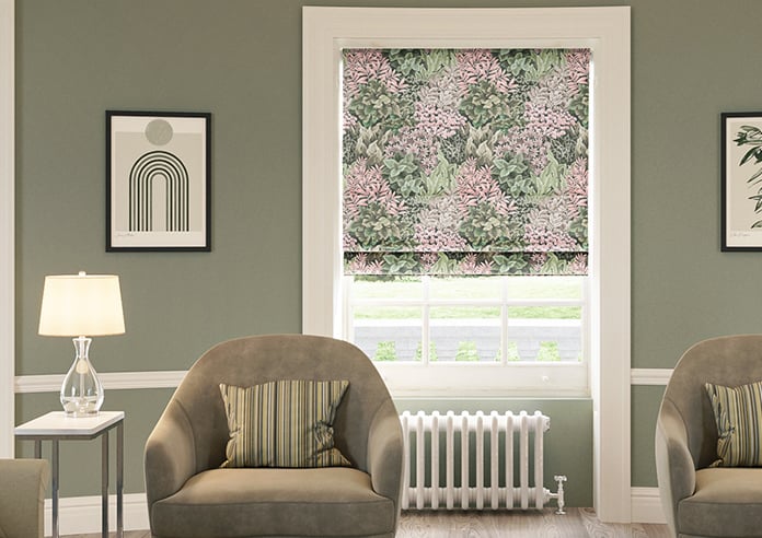 Garden Wall, Melody - Motorised Roman Blind - Image 3